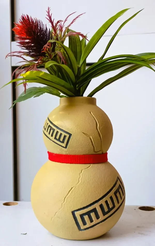 Vase gourde sable décoratif – VA24