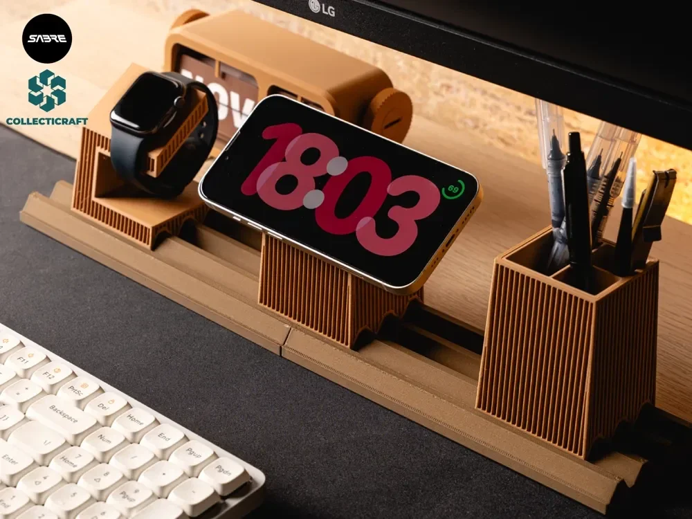 Rail de base Moku pour bureau modulable JAP018