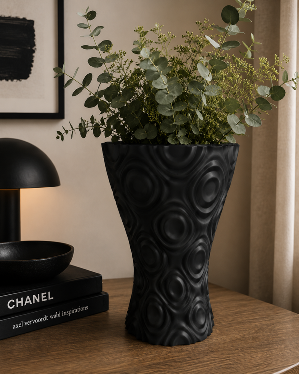 Vase verre décoratif imprimé en 3D