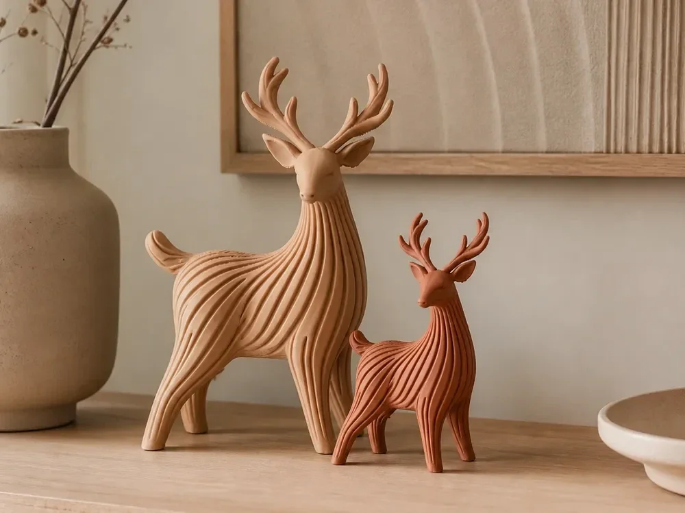 Cerf décoratif Japandi — JAP008