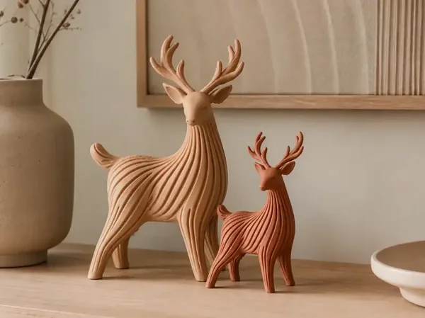 Cerf décoratif Japandi — JAP008