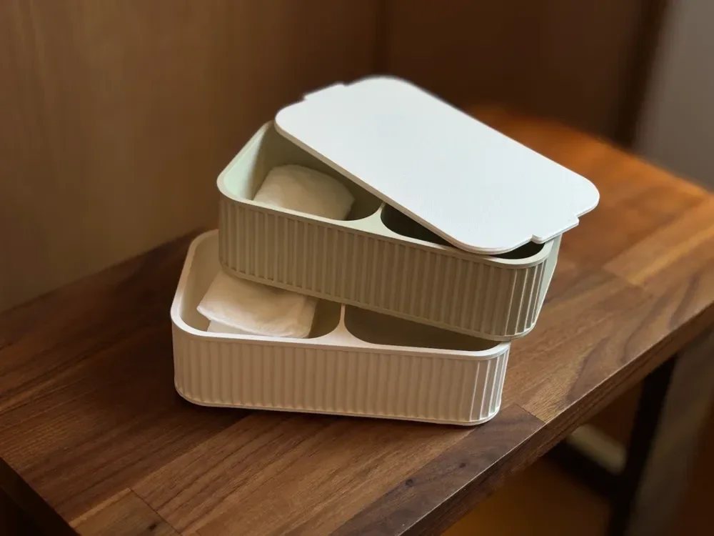Plateau organisateur empilable à couvercle JAP102