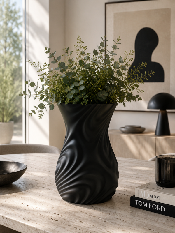 Vase décoratif moderne imprimé en 3D