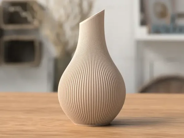Vase goutte cannelé Shizu — JAP023