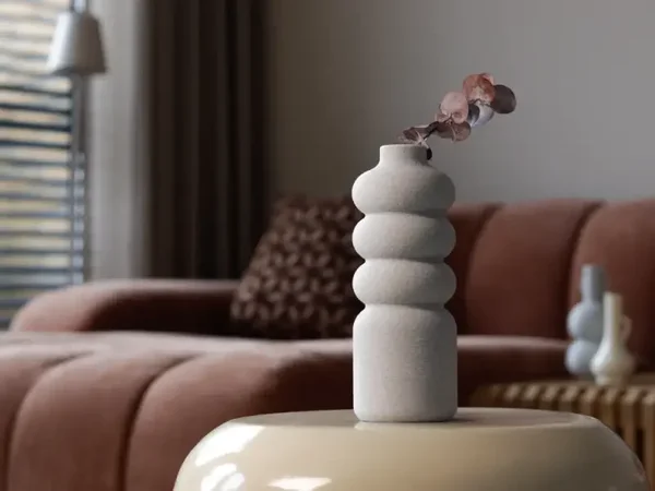 Vase ondulé à anneaux Zara — JAP035