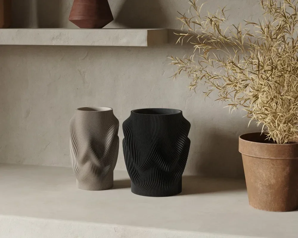 Vase torsadé Fjord — JAP036