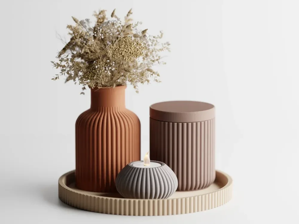 Collection décorative côtelée Striaris — JAP069