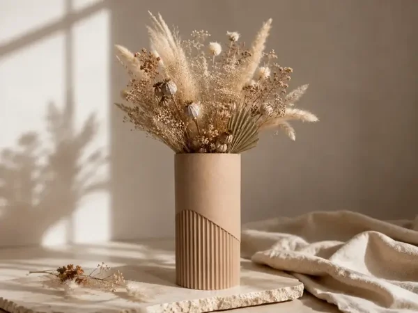 Vase cylindrique oblique Sora — JAP082