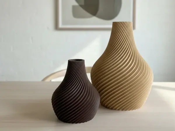 Duo de vases spirales Mizuki — JAP121