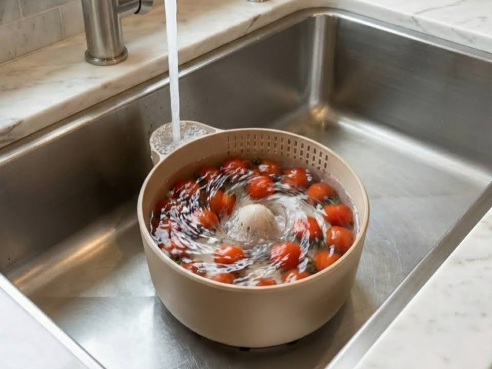 Rince-fruits pratique imprimé en 3D