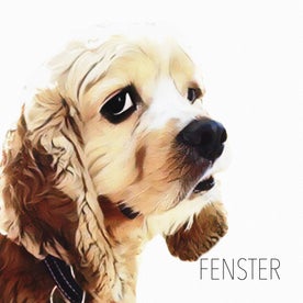 custom dog art portrait