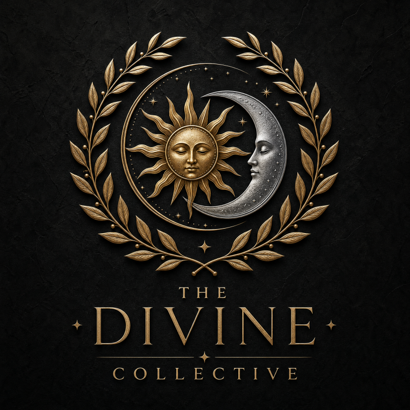 The Divine Collective Logo AI Image Created by Manus