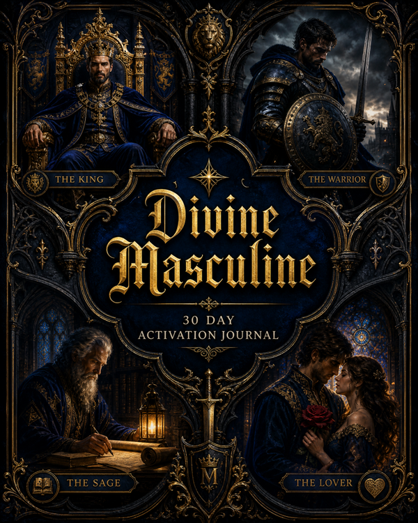 Divine Masculine 30 Day Activation Journal King • Sage • Lover • Warrior