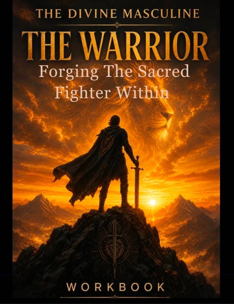 The Divine Masculine: The Warrior Forging The Sacred Fighter Within AI Image Created by Manus