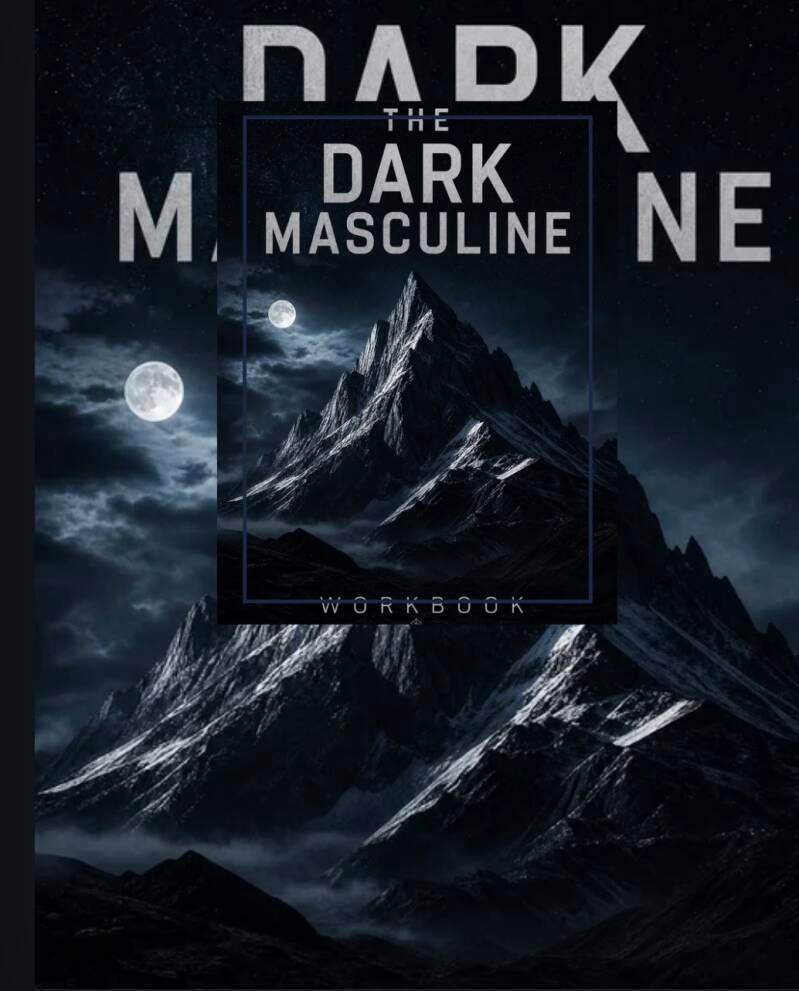The Dark Masculine Workbook  AI Image Created by Manus