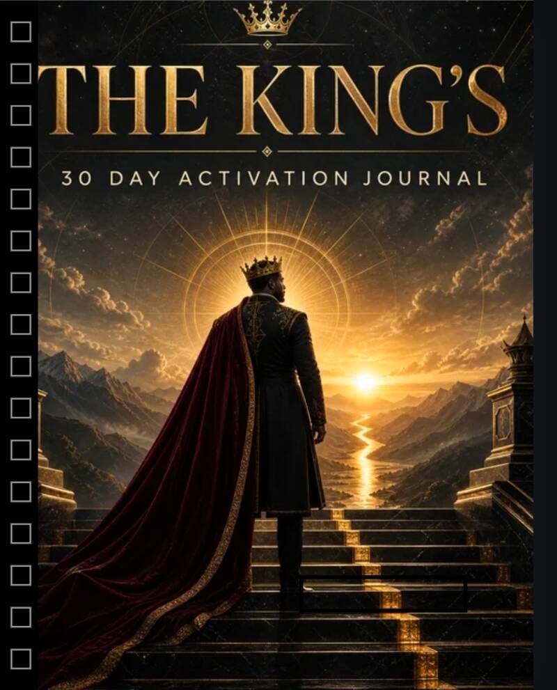 The King's 30-Day Activation Journal AI Image Created by Manus