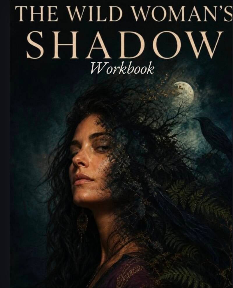 The Wild Woman's Shadow Workbook AI Image Created by Manus 