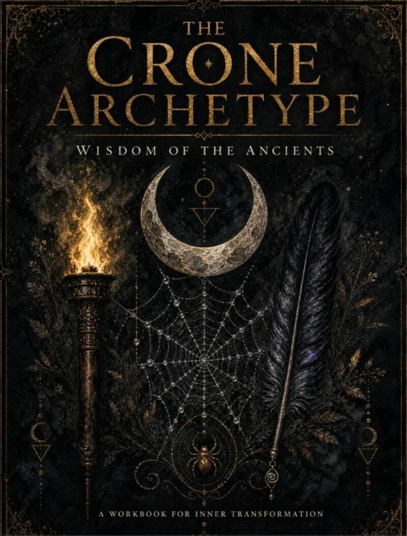 The Crone Archetype Workbook AI Image Created by Manus 