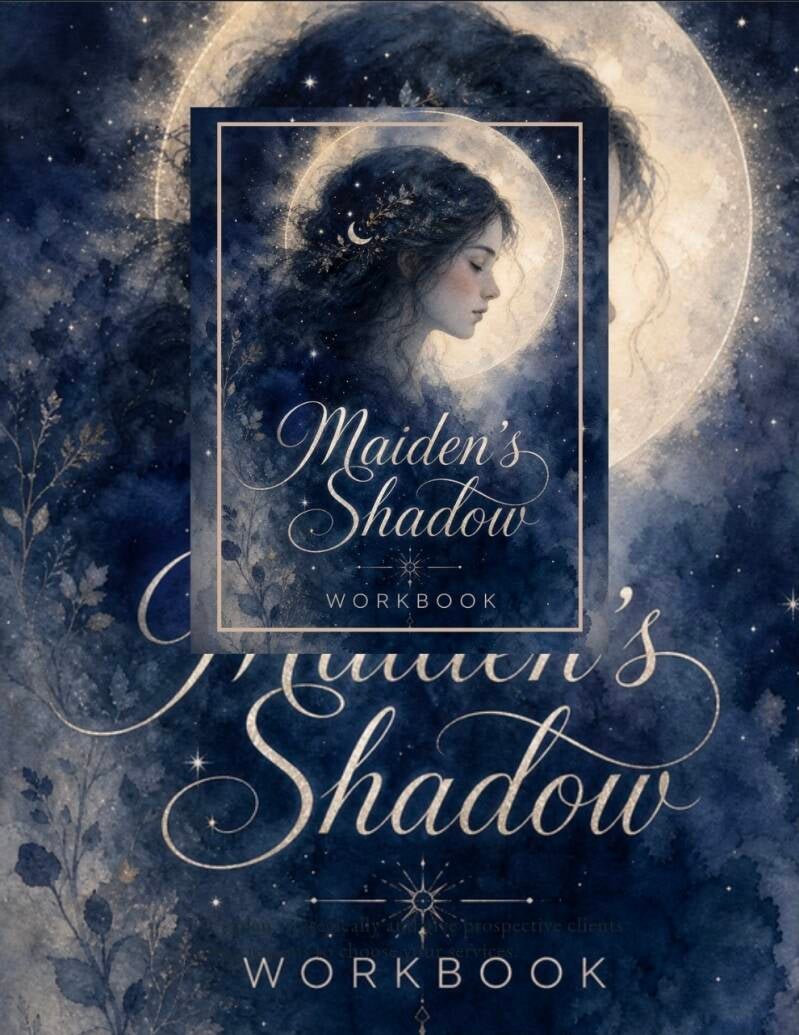 The Maiden's Shadow Workbook Image Generated from AI Manus