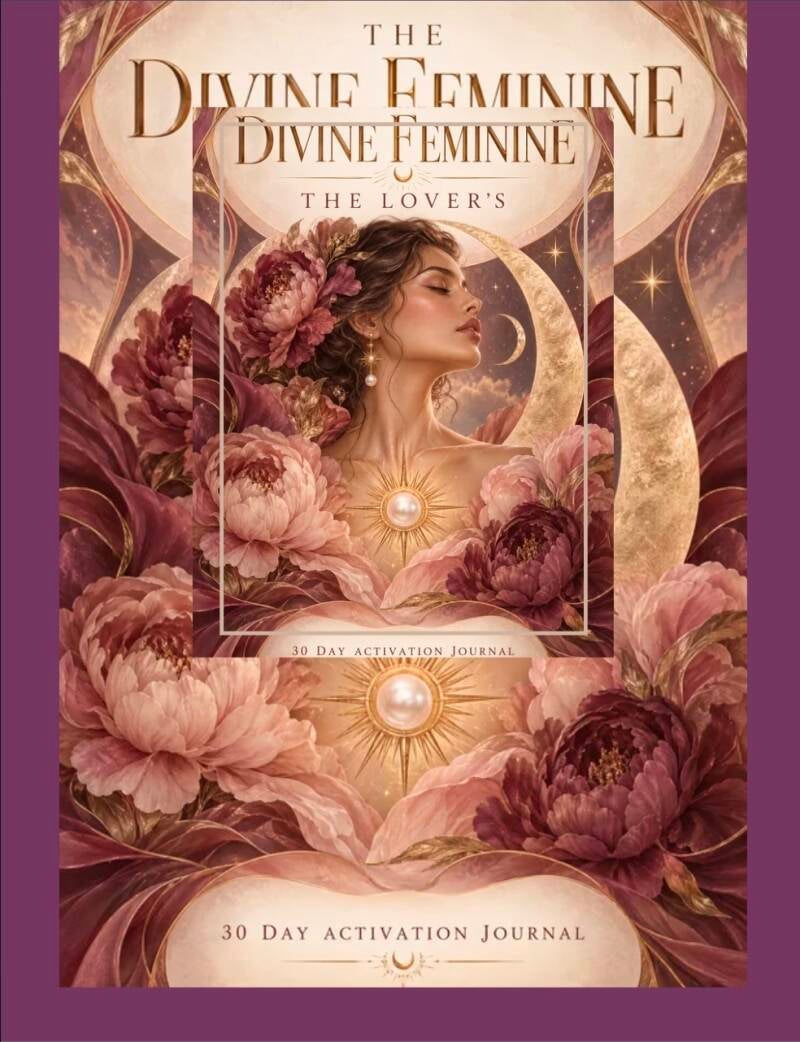 The Divine Feminine The Lover's 30-Day Activation Journal AI Image Created by Manus