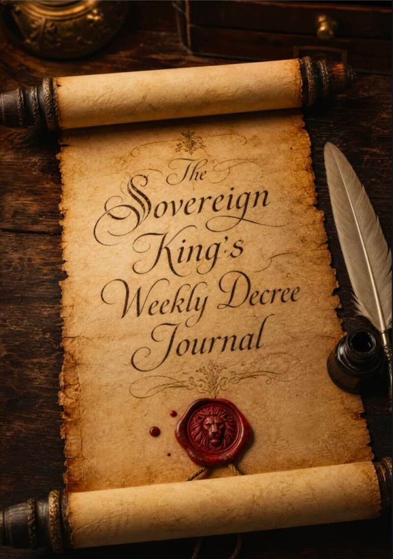 The King's Weekly Decree Journal AI Image Created by Manus