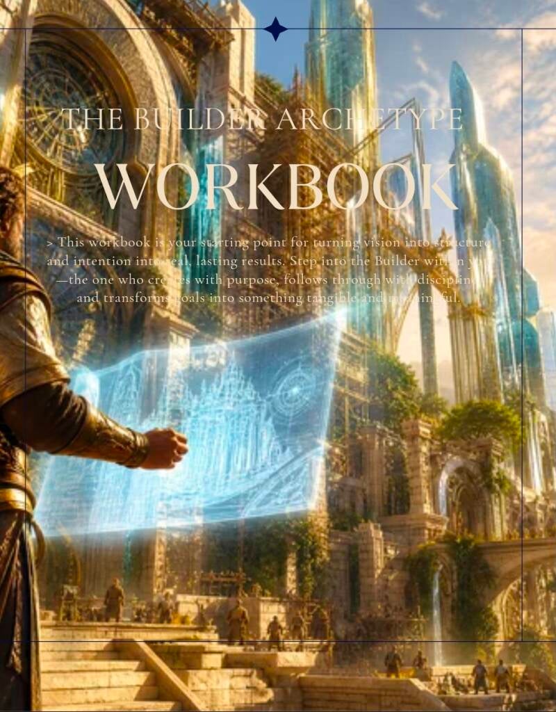 The Divine Masculine The Builder Archetype Workbook AI Image Created by Manus