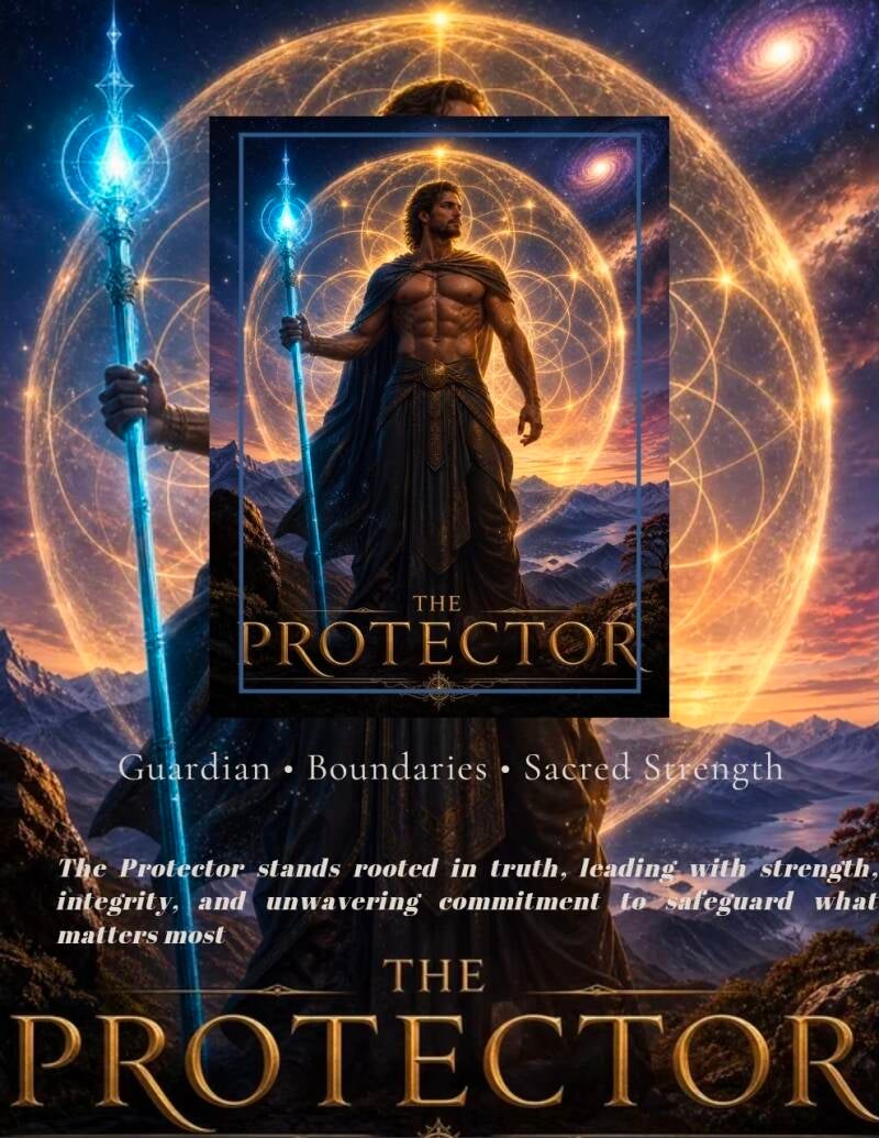 The Divine Masculine The Protector Workbook  AI Image  Created by Manus 