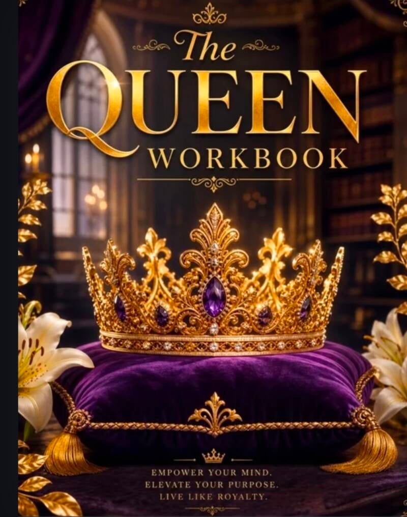 The Queen’s Workbook AI Image Created by Manus 