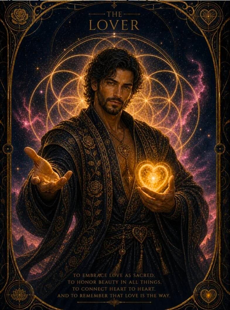The Lover Archetype AI Image Created by Manus 