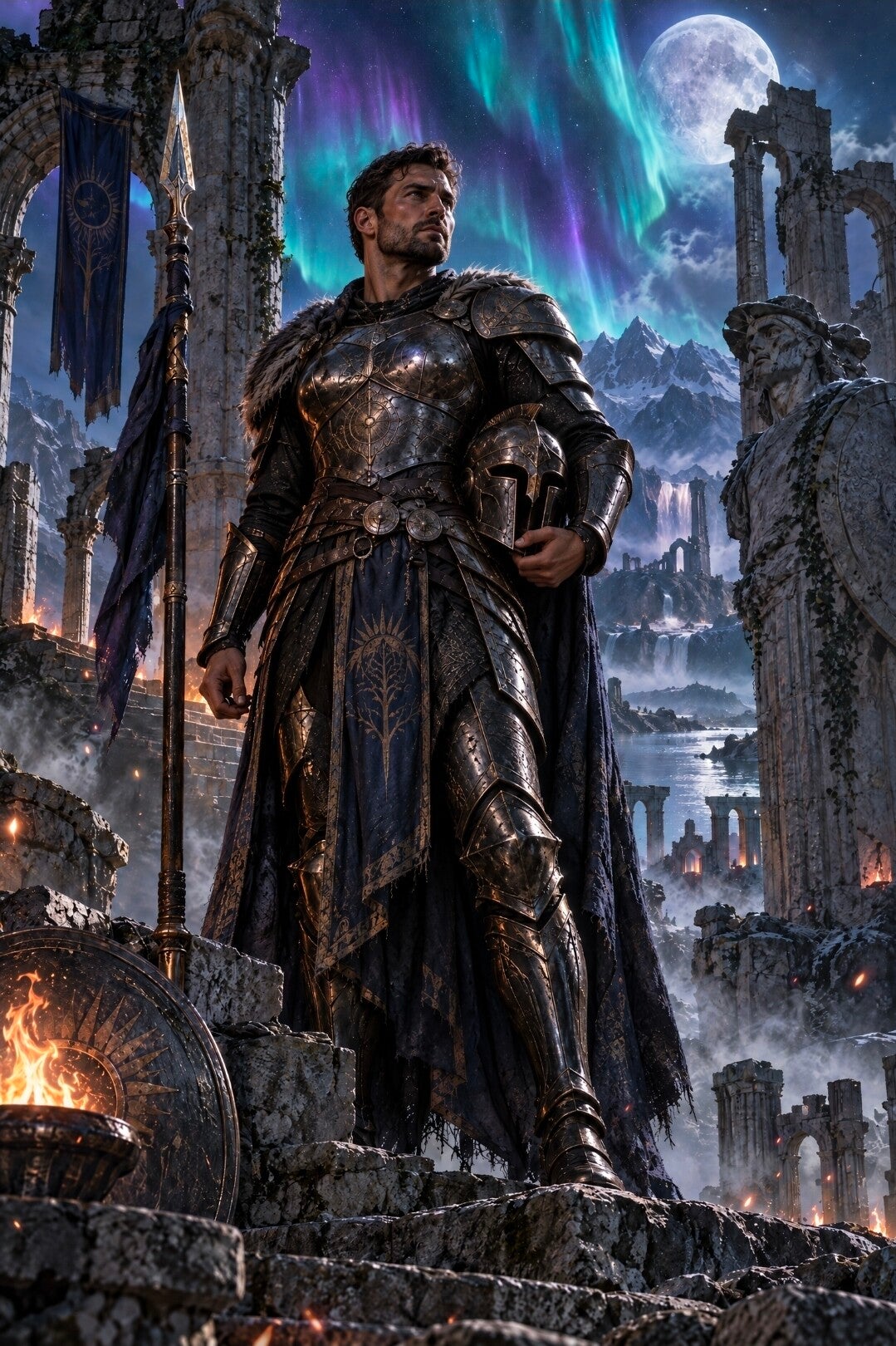 The Warrior AI Image Created by Manus