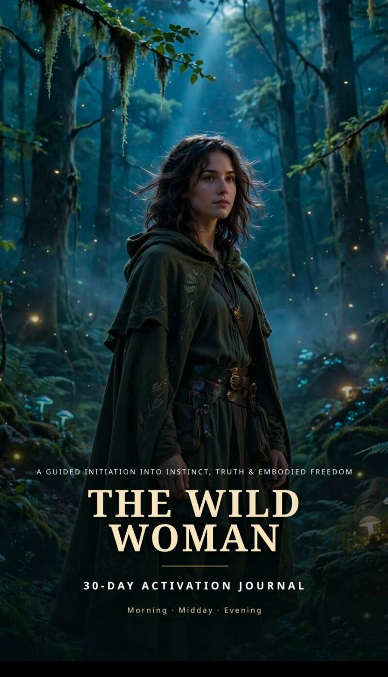 The Wild Woman's 30-Day Activation Journal  AI Image Created by Muse 