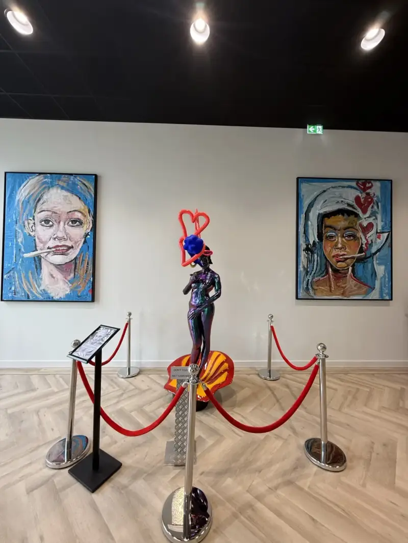 Kunst in de Q-farms ruimte