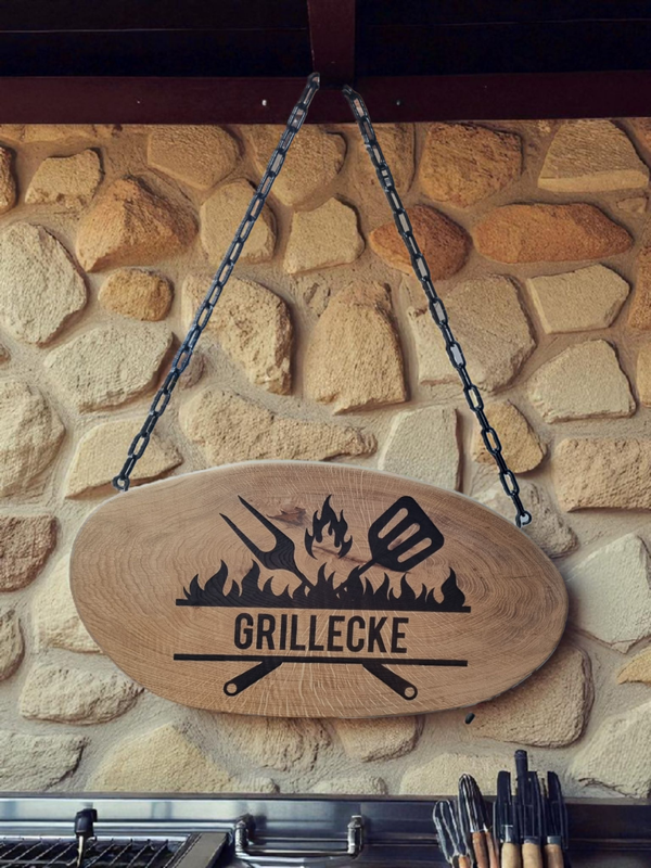 Schild Grillecke