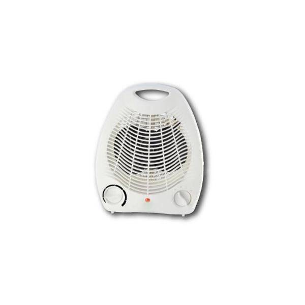 Termoventilatore fisso 2000W, 2 velocità, bianco
