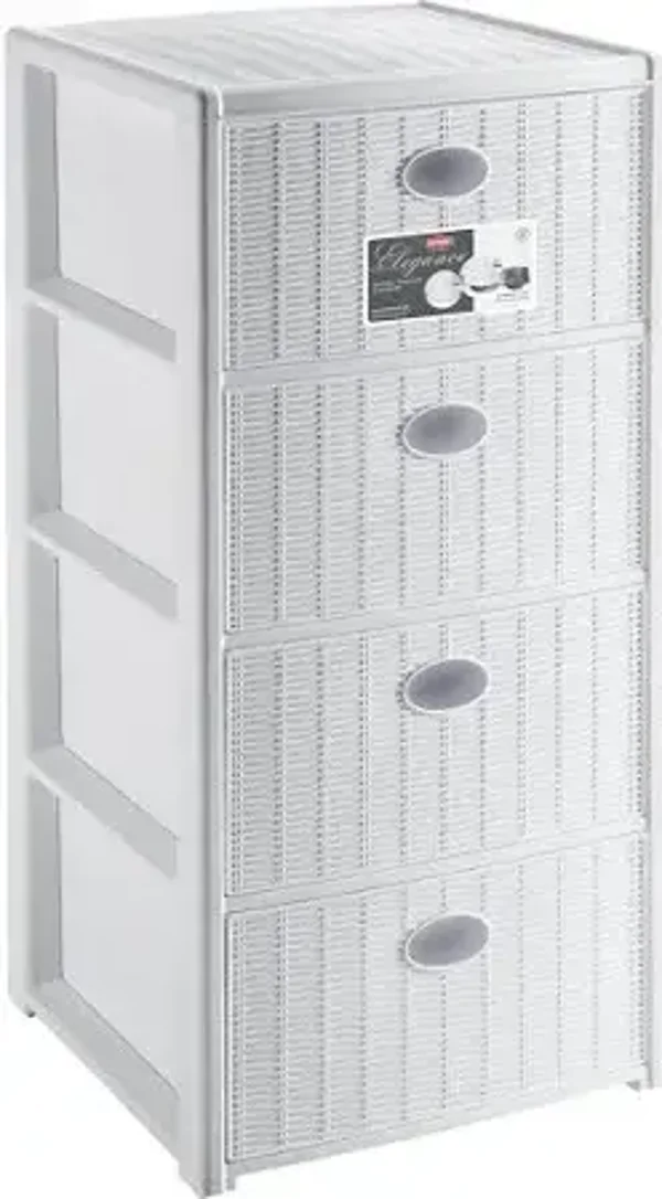 Cassettiera Stefanplast Elegance Bianca