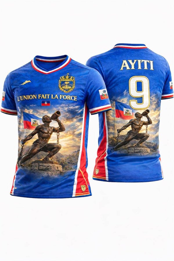 Maillot Sport Haitien avec slogan