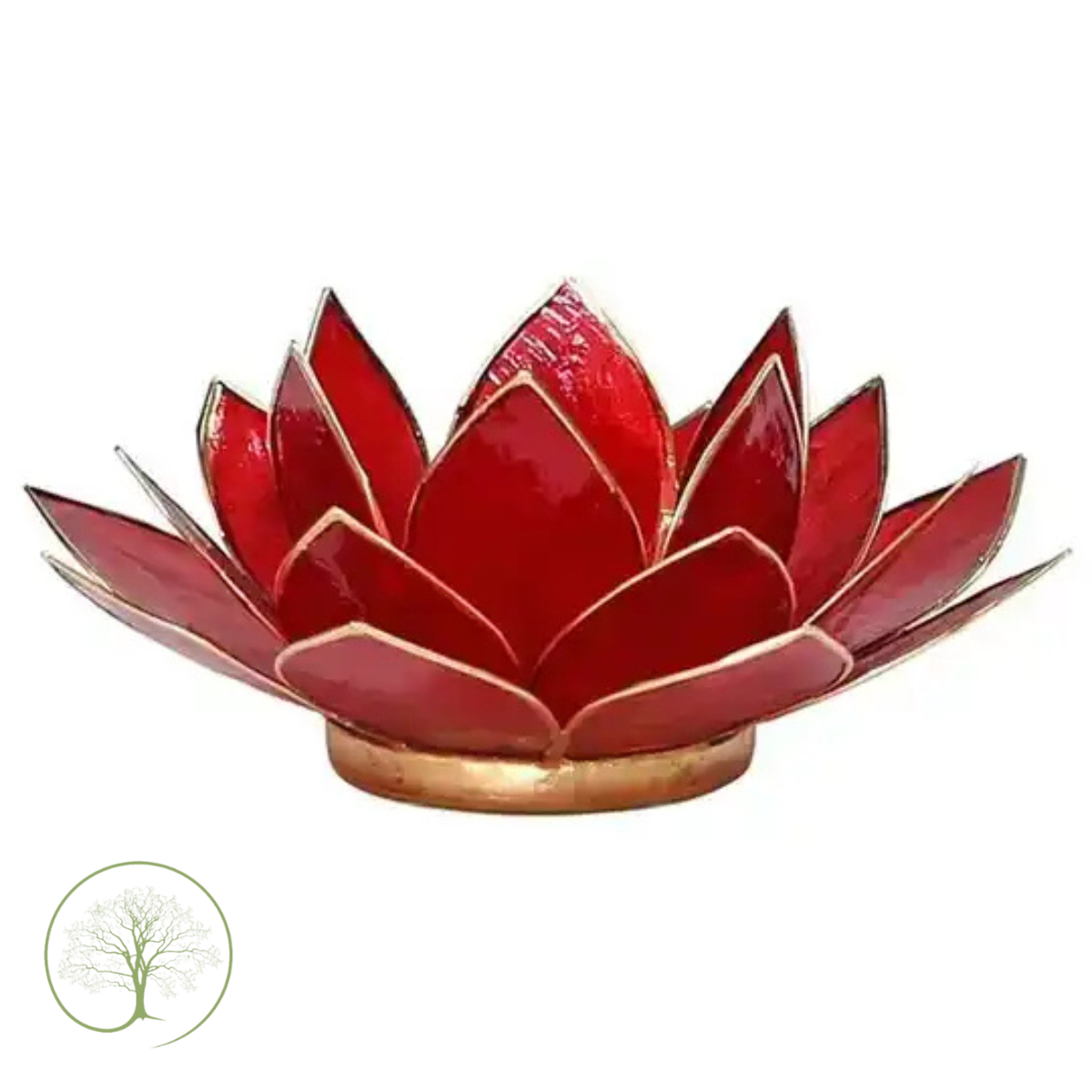 Lotus sfeerlicht 1e Chakra rood