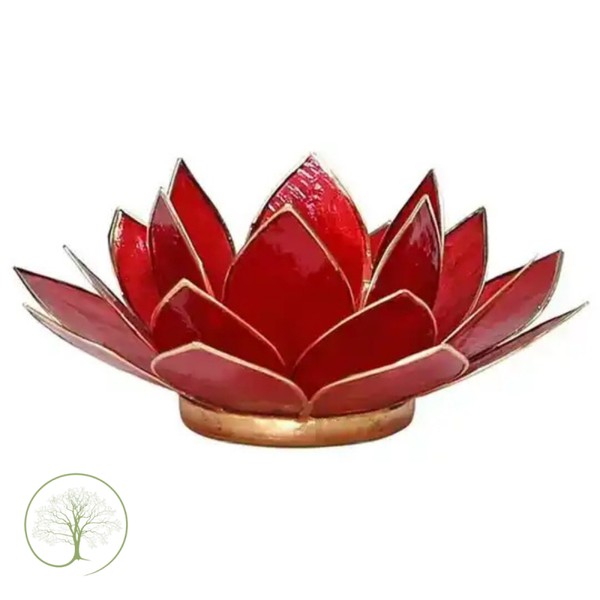 Lotus sfeerlicht 1e Chakra rood