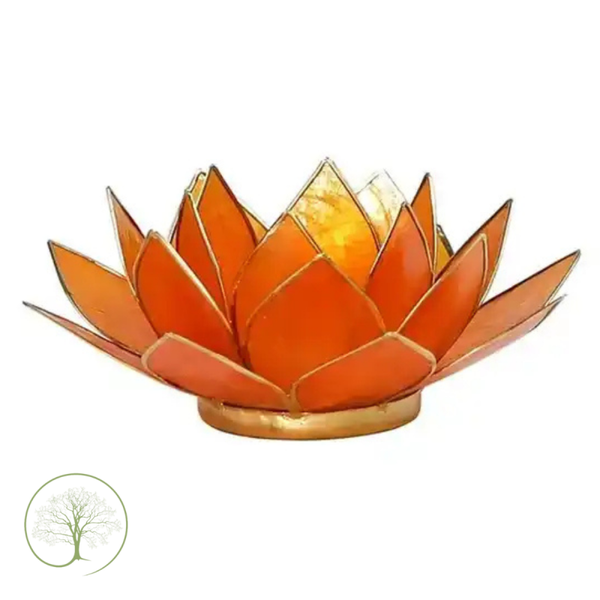 Lotus sfeerlicht 2de chakra oranje