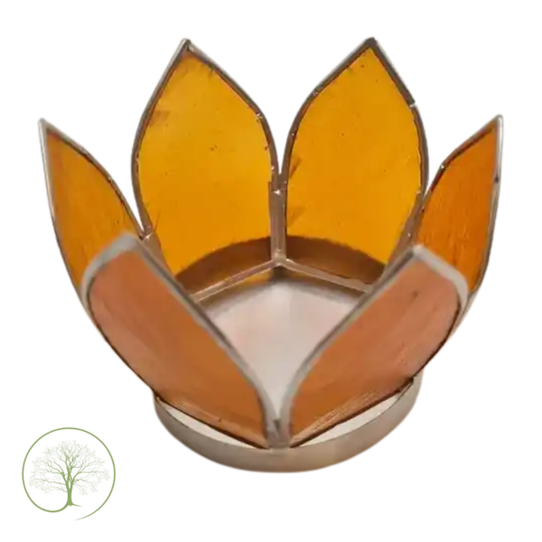 Lotus sfeerlicht 2de chakra oranje klein