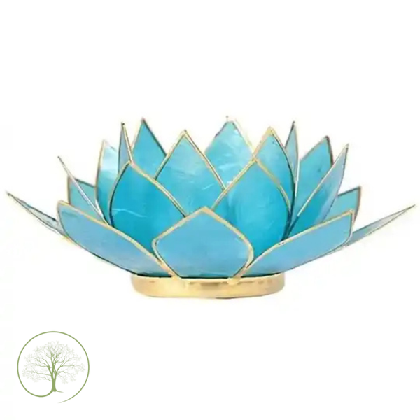 Lotus sfeerlicht 5de chakra licht blauw