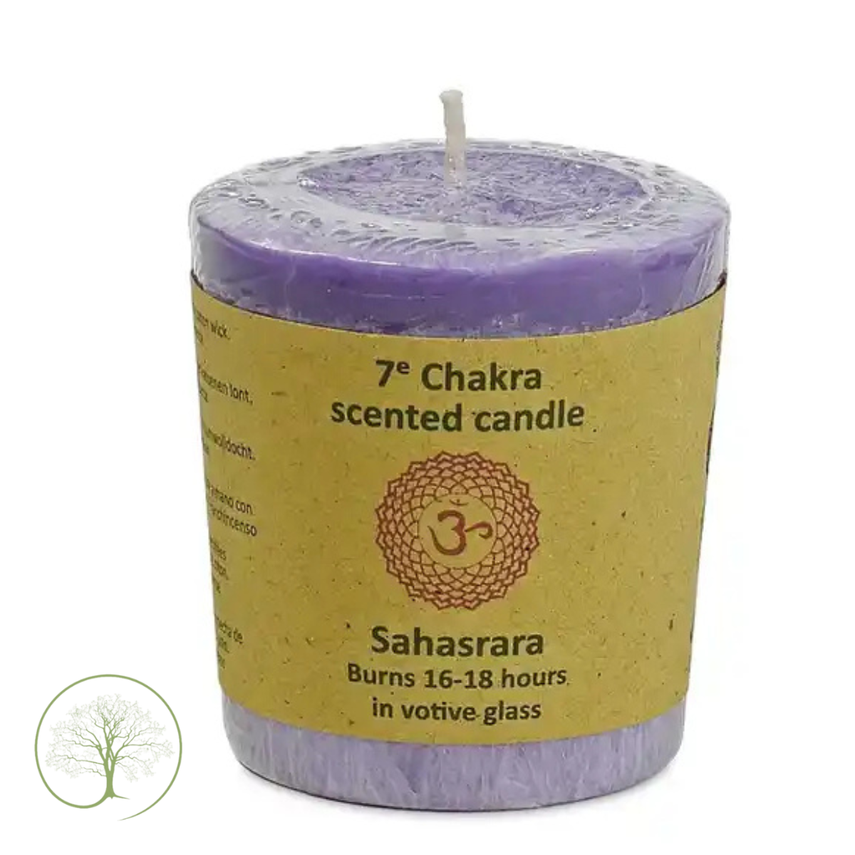 Votief geurkaarsje 7de Chakra