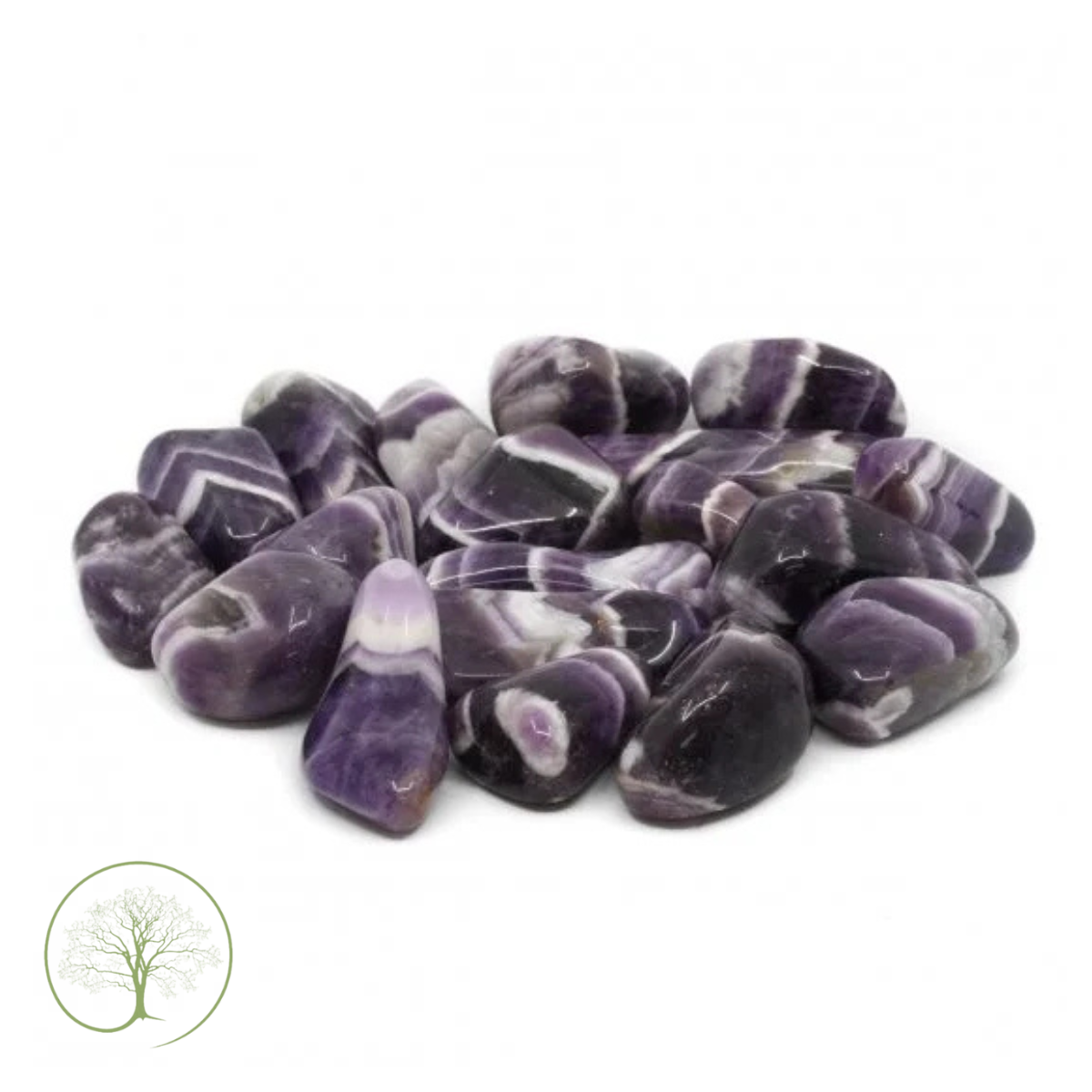 Amethist trommelstenen Brazilië