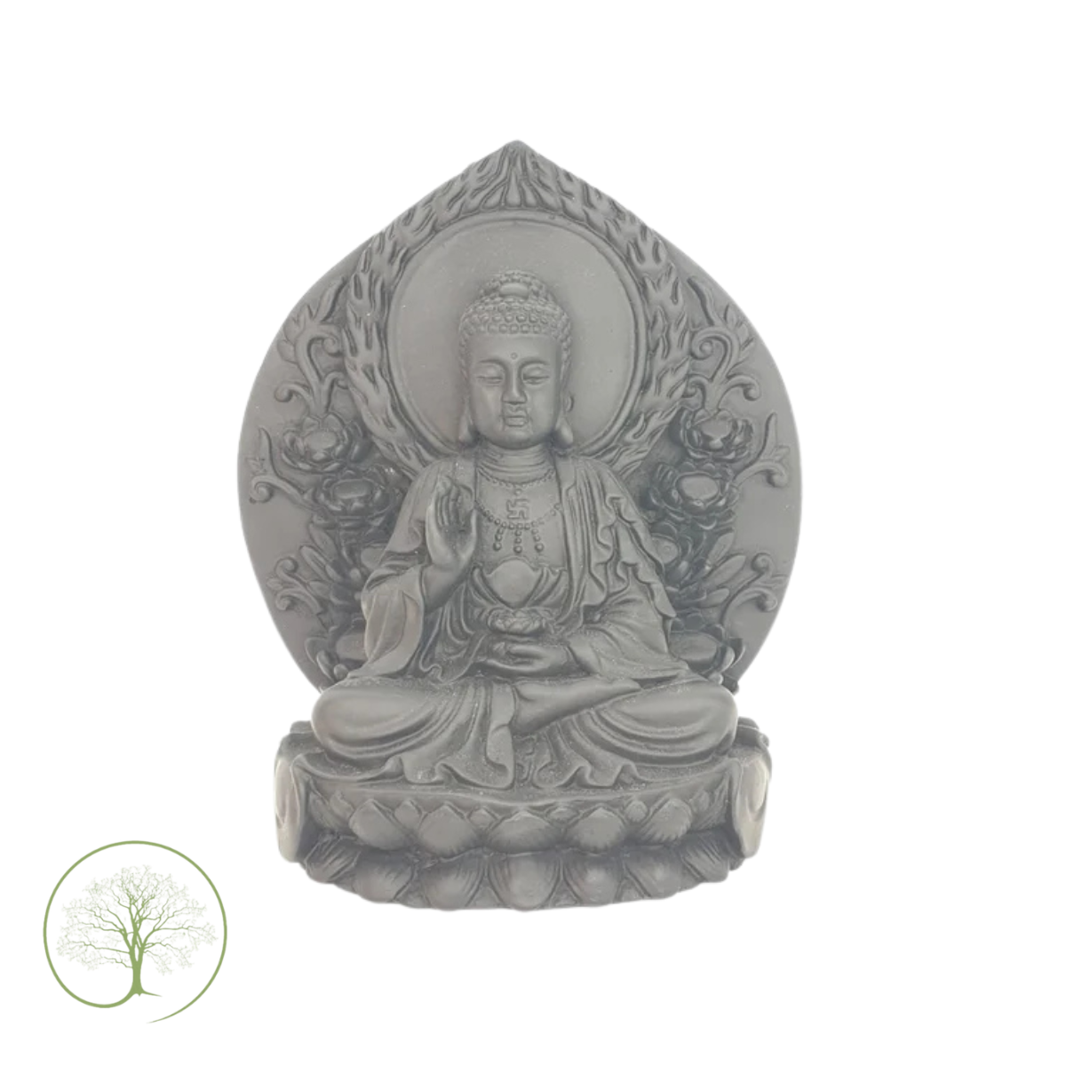 Boeddha op lotustroon