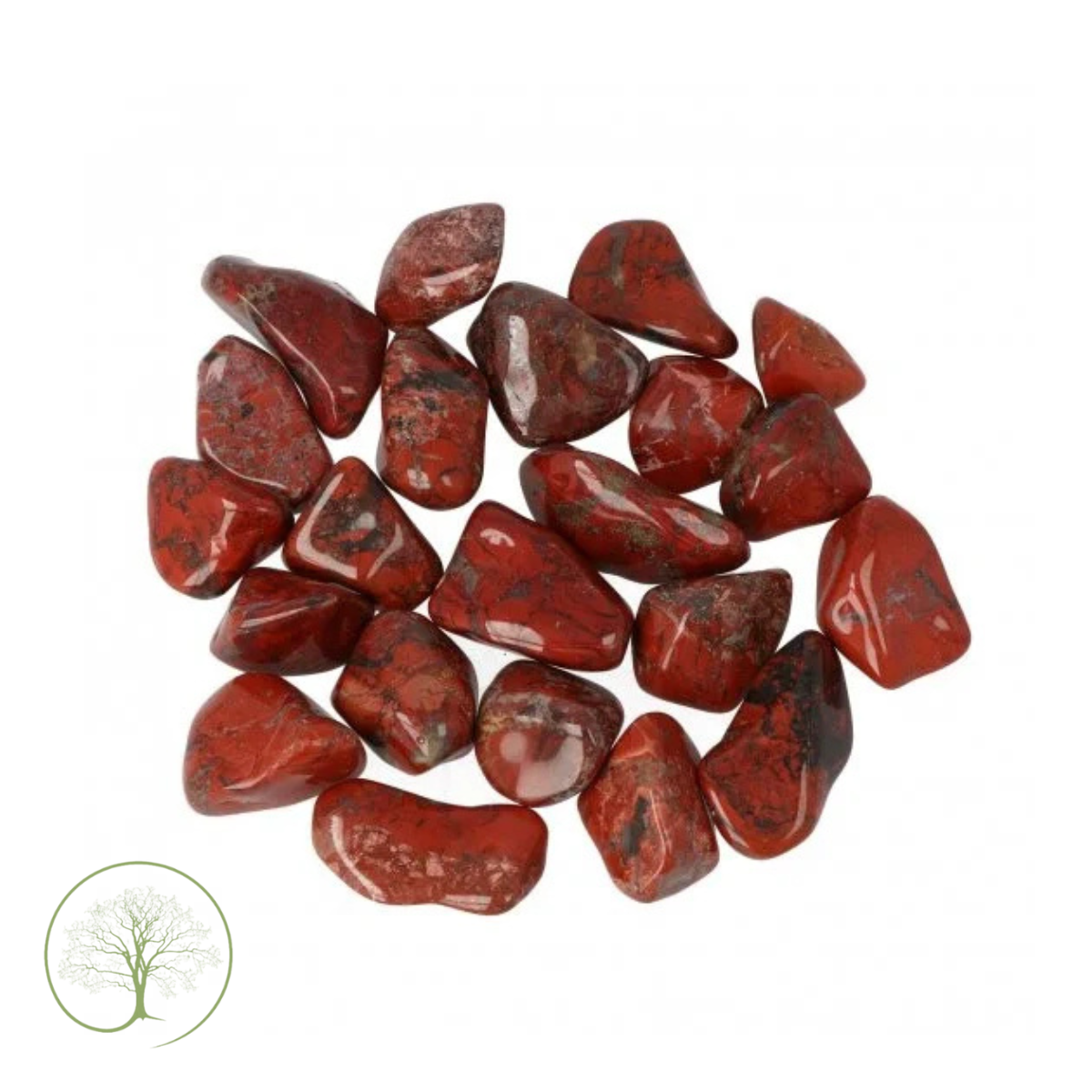 Breccie Jaspis trommelstenen