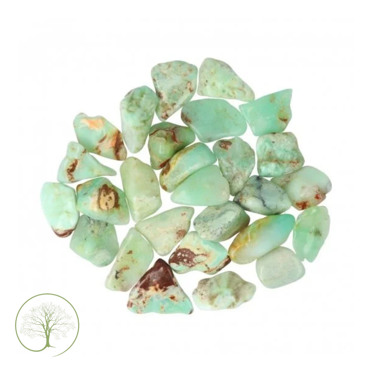 Chrysopraas trommelstenen