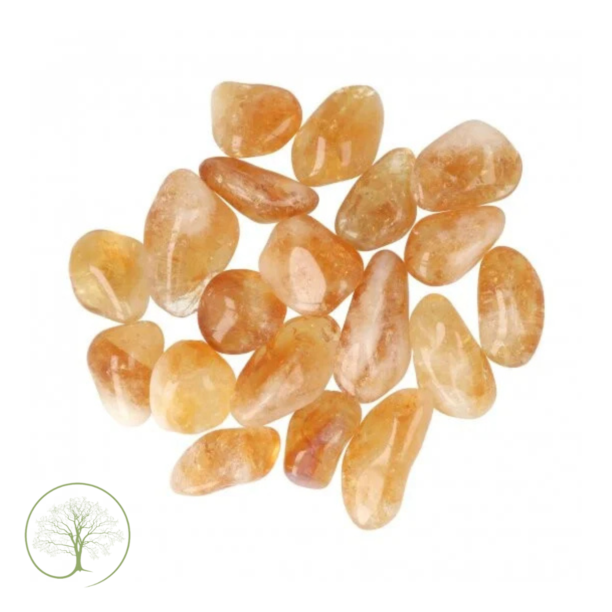 Citrien trommelstenen