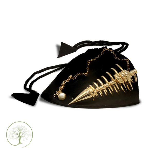 Pendel messing verguld