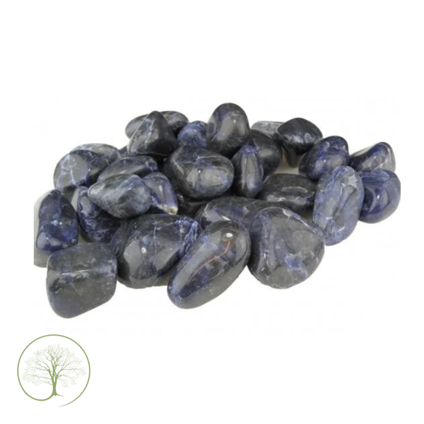 Sodaliet trommelstenen