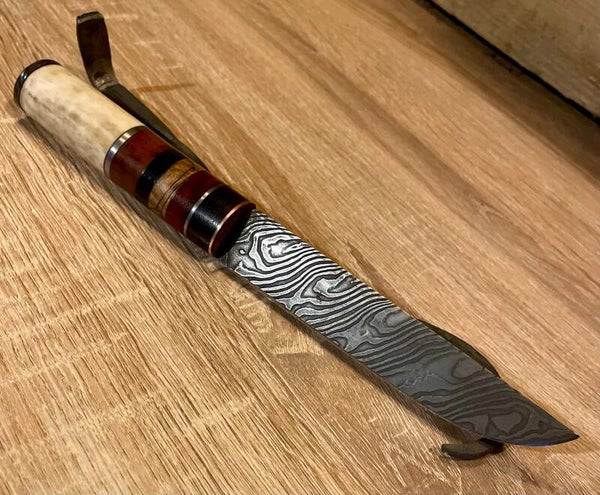 Couteau puukko Damas luxe